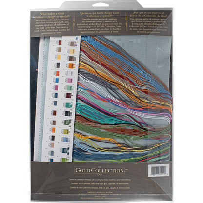 Dimensions Gold Collection Northern Night Counted Cross Stitch Kit, 16" x 11"