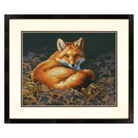 Dimensions Sunlit Fox Counted Cross Stitch Kit, 14" x 11"