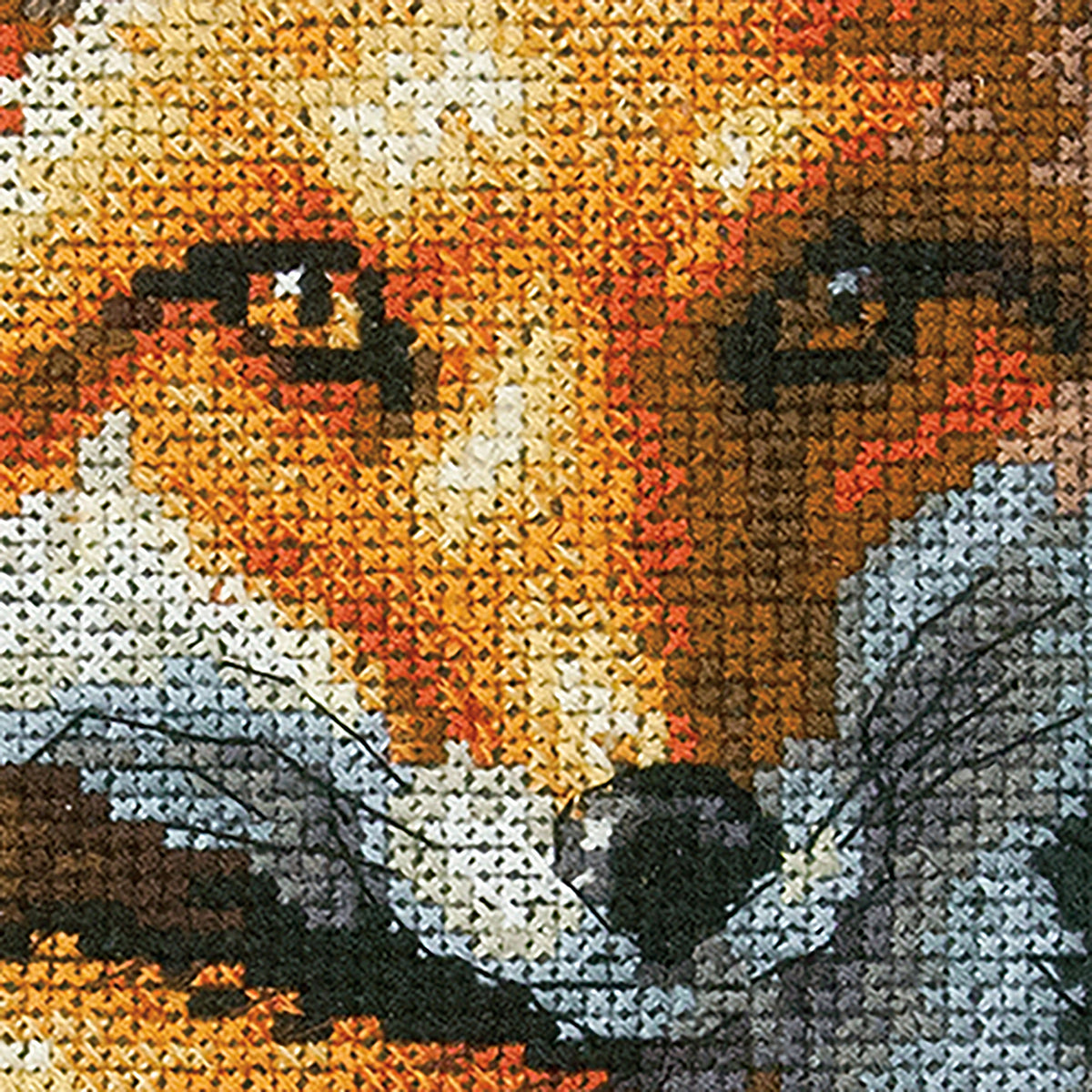 Dimensions Sunlit Fox Counted Cross Stitch Kit, 14" x 11"