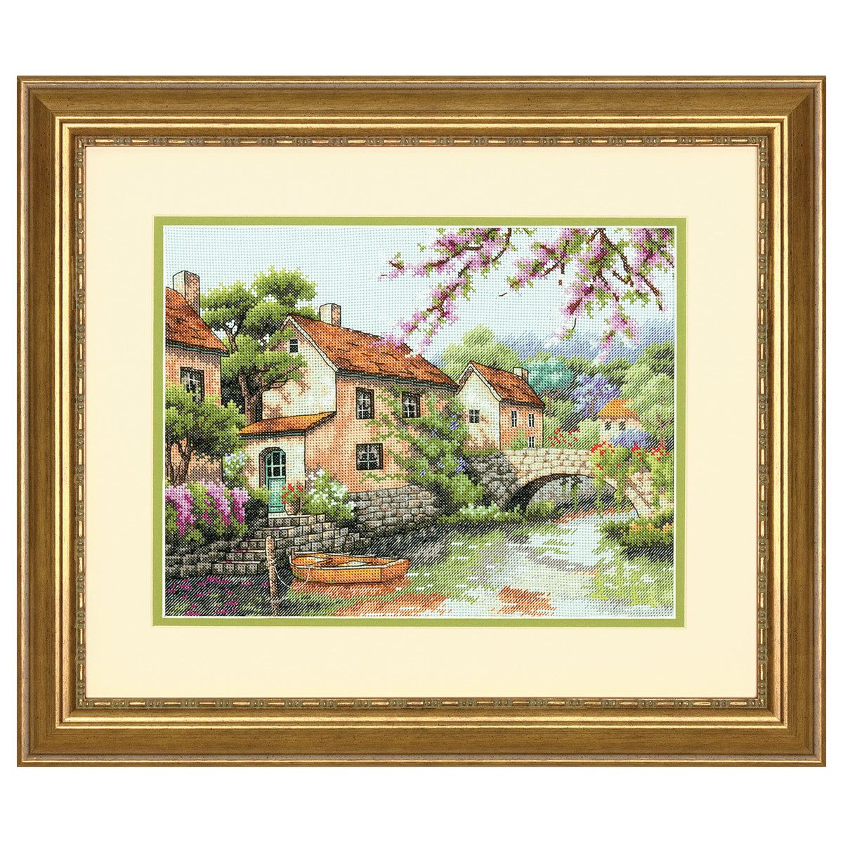 Dimensions Village Canal Counted Cross Stitch Kit, 13" x 10"