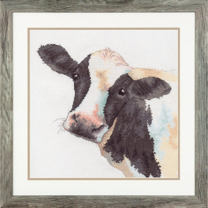 Dimensions Sweet Cow Counted Cross Stitch Kit, 12" x 12"