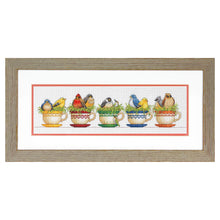 Dimensions Teacup Birds Counted Cross Stitch Kit, 19" x 6"