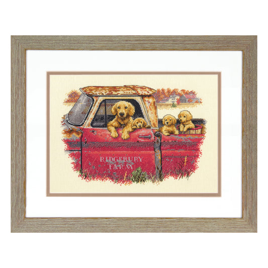 Dimensions Golden Ride Counted Cross Stitch Kit, 14" x 10"