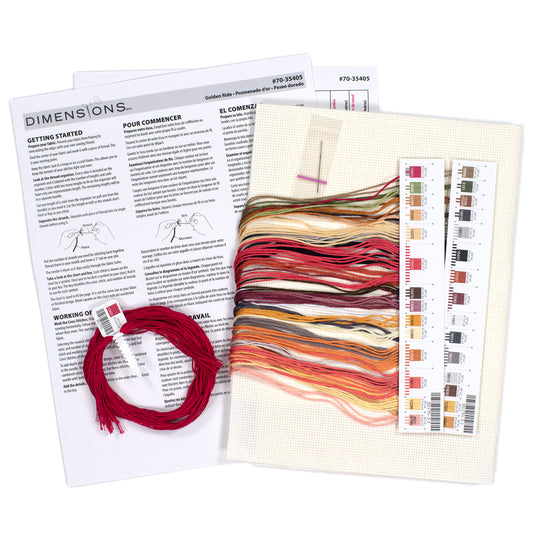 Dimensions Golden Ride Counted Cross Stitch Kit, 14" x 10"