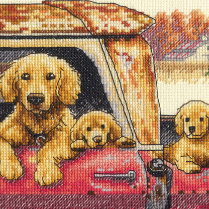 Dimensions Golden Ride Counted Cross Stitch Kit, 14" x 10"