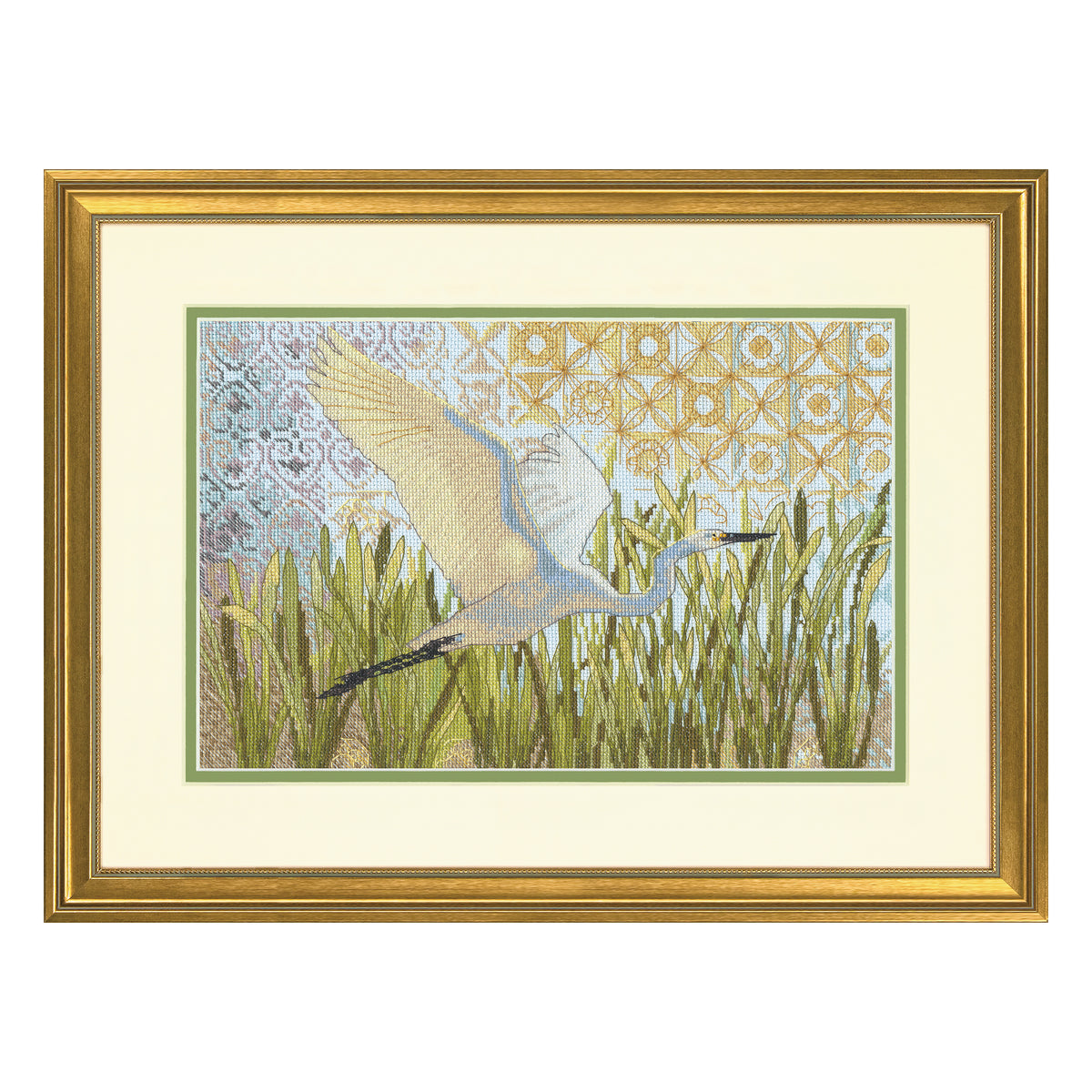 Dimensions Egret in Flight Counted Cross Stitch Kit, 14" x 9"