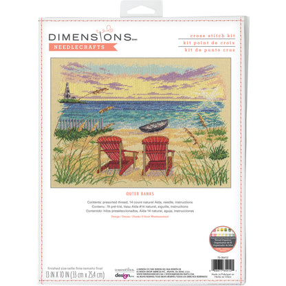 Dimensions Outer Banks Counted Cross Stitch Kit, 13" x 10"