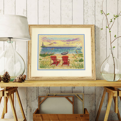 Dimensions Outer Banks Counted Cross Stitch Kit, 13" x 10"