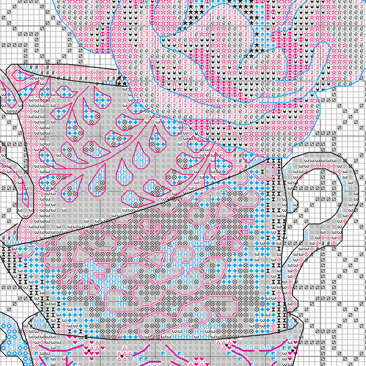 Dimensions Rose Tea Counted Cross Stitch Kit, 8" x 10"