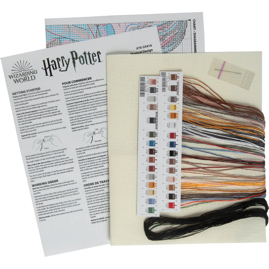 Harry Potter Magical Design Counted Cross Stitch Kit from Dimensions, 11" x 11"