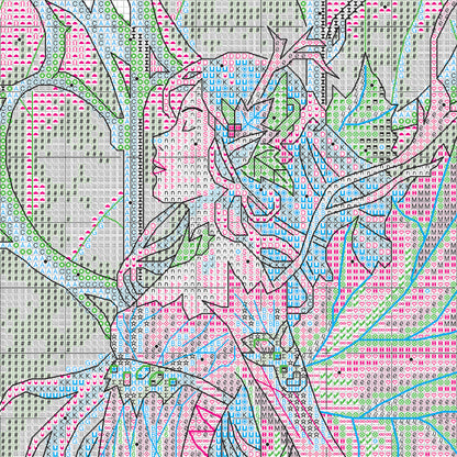 Dimensions Gold Collection Dancing Fall Fairy Counted Cross Stitch Kit, 10" x 17"