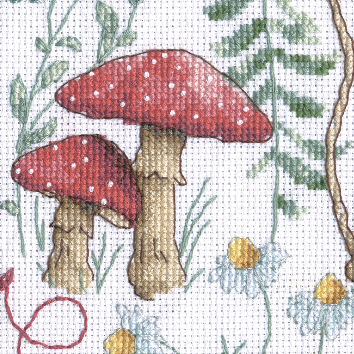 Dimensions Gold Collection Woodland Magic Counted Cross Stitch Kit, 16" x 11"