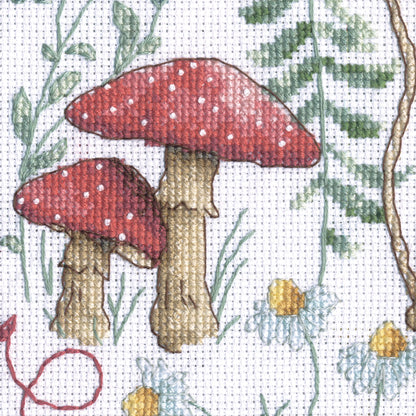Dimensions Gold Collection Woodland Magic Counted Cross Stitch Kit, 16" x 11"