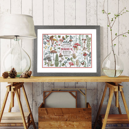 Dimensions Gold Collection Woodland Magic Counted Cross Stitch Kit, 16" x 11"