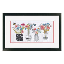 Dimensions Wildflower Vases Counted Cross Stitch Kit, 16" x 8"