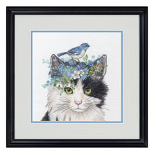 Dimensions Floral Crown Cat Counted Cross Stitch Kit, 11" x 11"