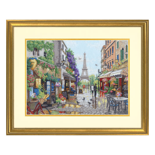 Dimensions Gold Collection Paris Scene Counted Cross Stitch Kit, 15" x 11"