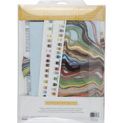 Dimensions Gold Collection Paris Scene Counted Cross Stitch Kit, 15" x 11"