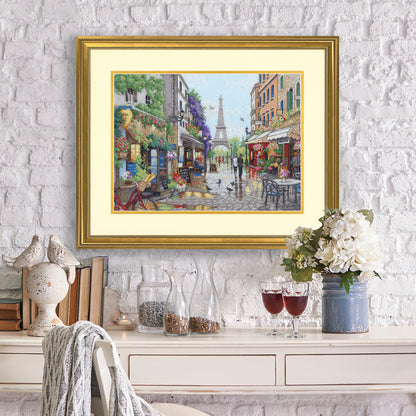Dimensions Gold Collection Paris Scene Counted Cross Stitch Kit, 15" x 11"