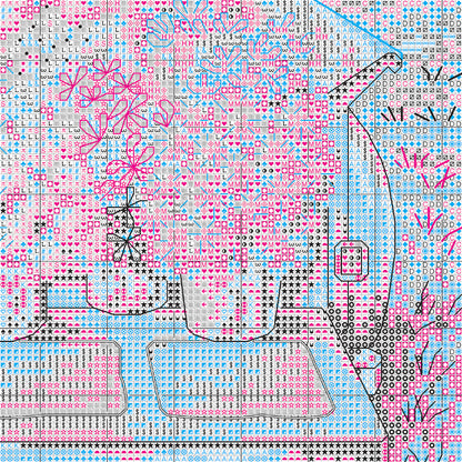 Dimensions Flowers for Sale Counted Cross Stitch Kit, 9" x 12"