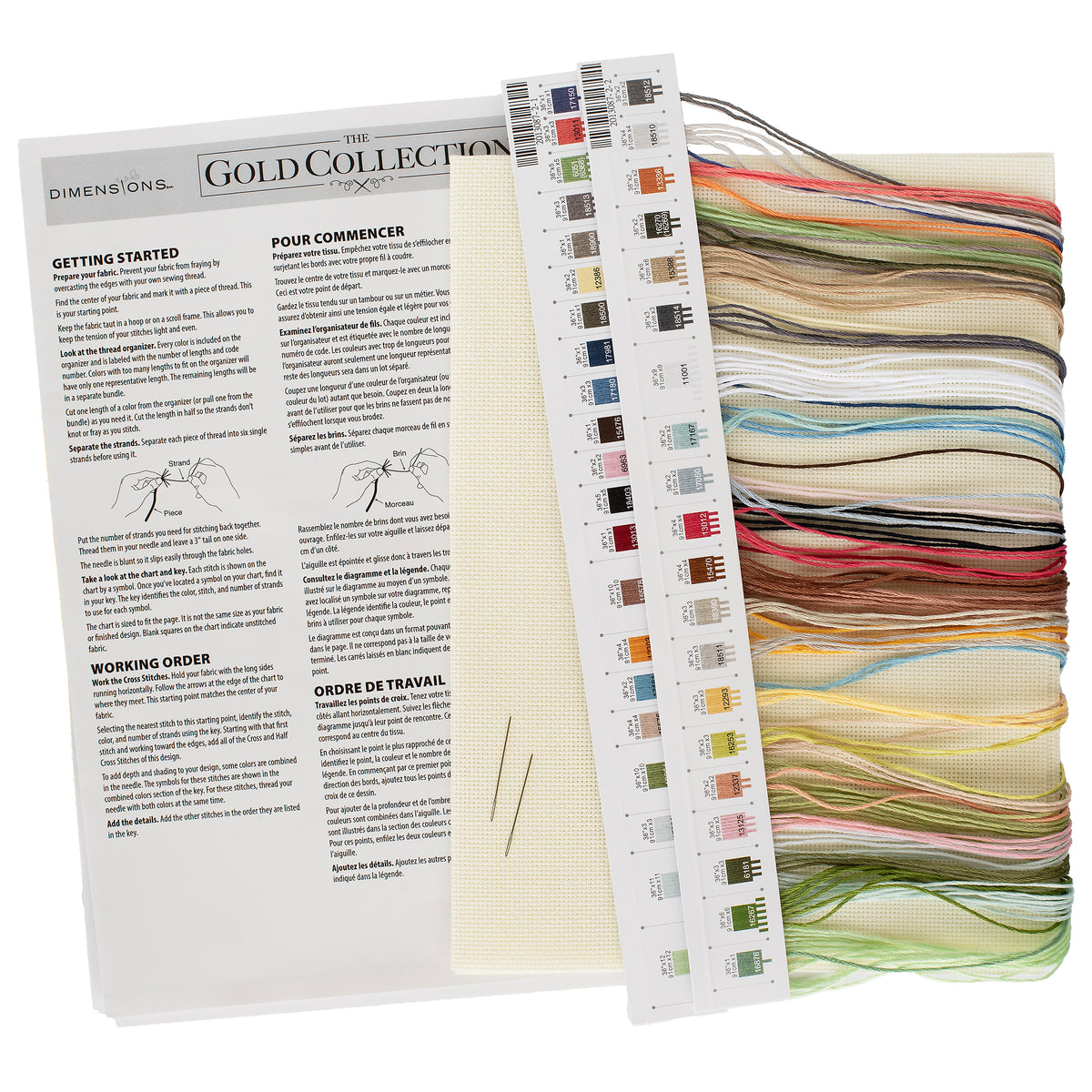 Dimensions Gold Collection Blissful Moments Counted Cross Stitch Kit, 16" x 11"