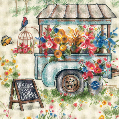 Dimensions Gold Collection Blissful Moments Counted Cross Stitch Kit, 16" x 11"