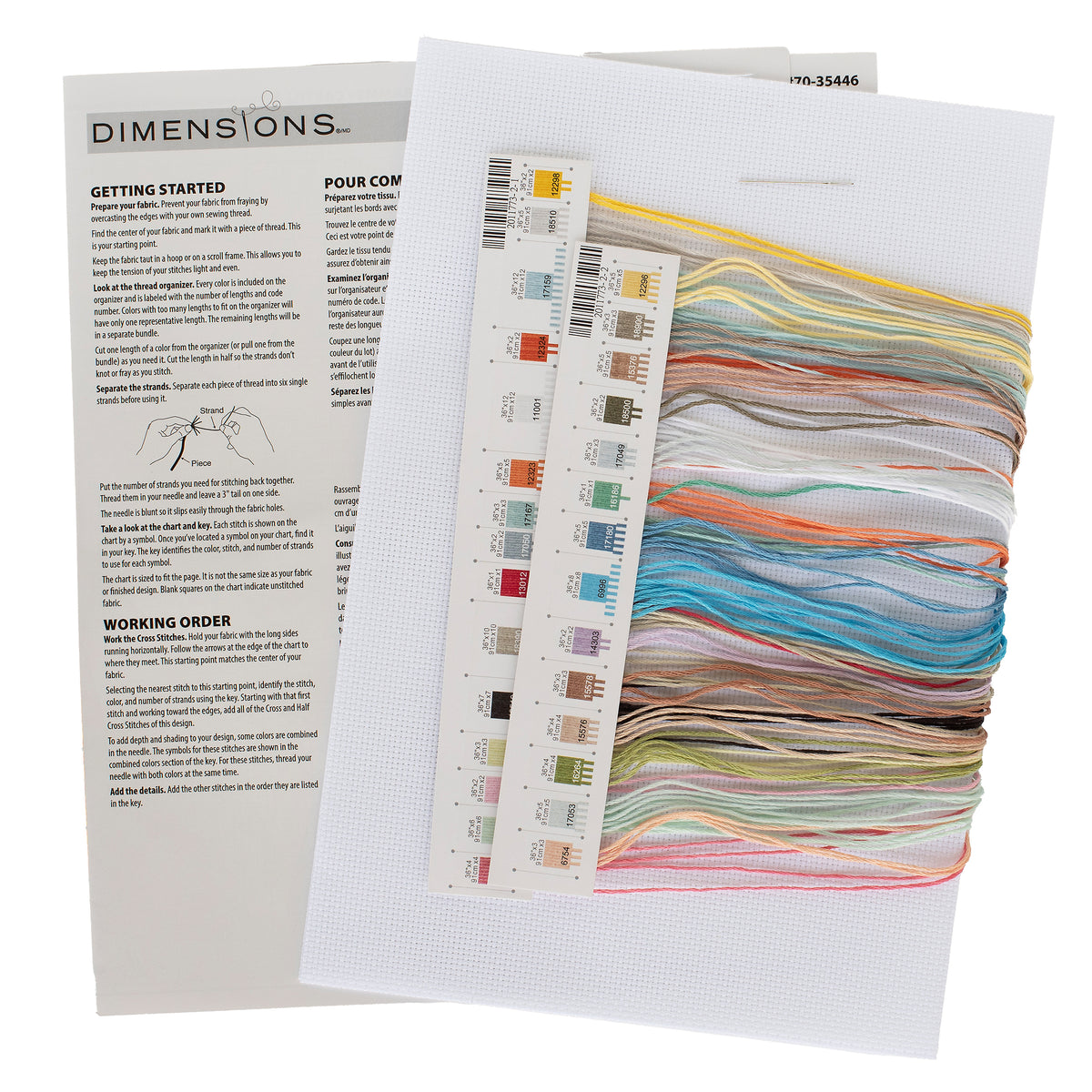 Dimensions Beach Huts Counted Cross Stitch Kit, 18" x 7"