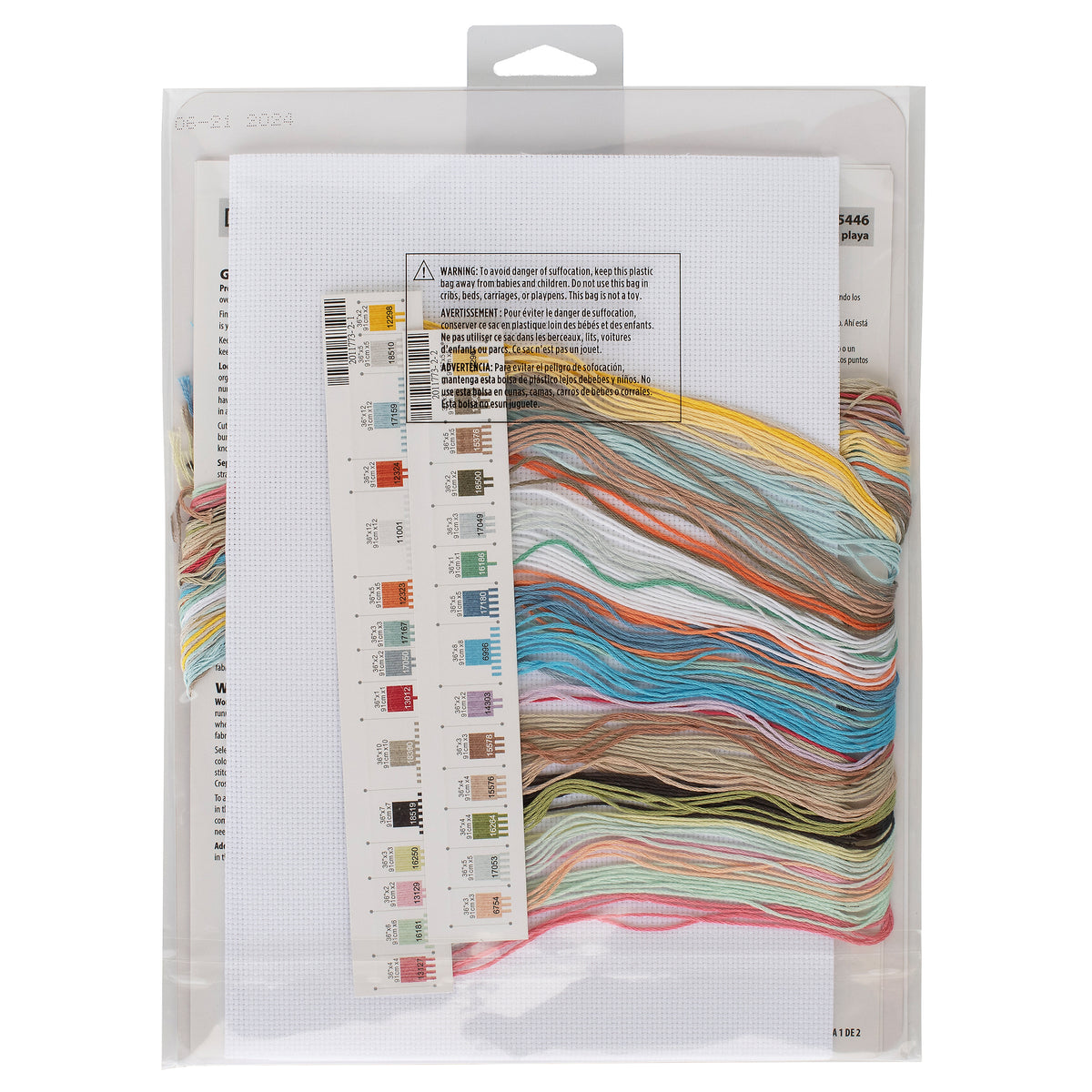 Dimensions Beach Huts Counted Cross Stitch Kit, 18" x 7"