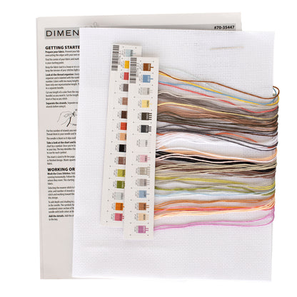 Dimensions Forks & Feathers Counted Cross Stitch Kit, 14" x 9"