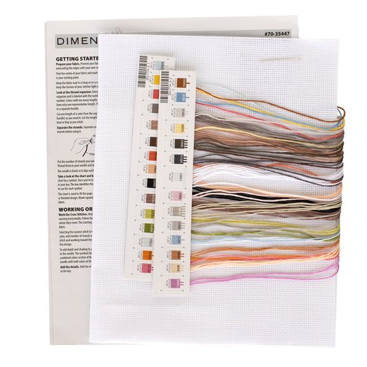 Dimensions Forks & Feathers Counted Cross Stitch Kit, 14" x 9"