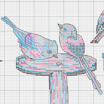 Dimensions Forks & Feathers Counted Cross Stitch Kit, 14" x 9"