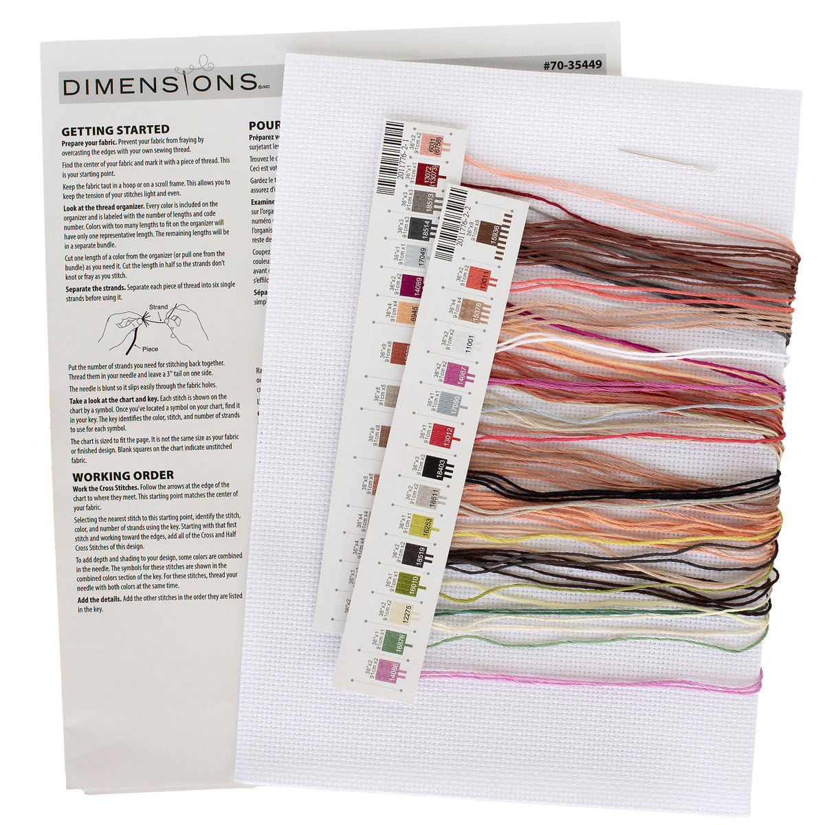 Dimensions Highland Cow Counted Cross Stitch Kit, 11" x 11"