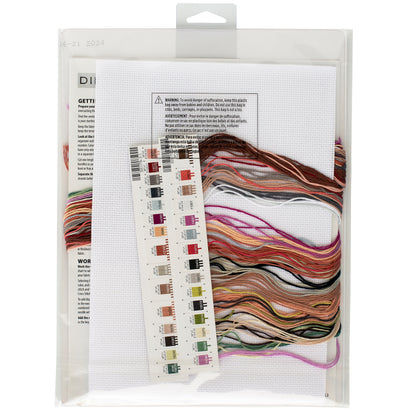 Dimensions Highland Cow Counted Cross Stitch Kit, 11" x 11"