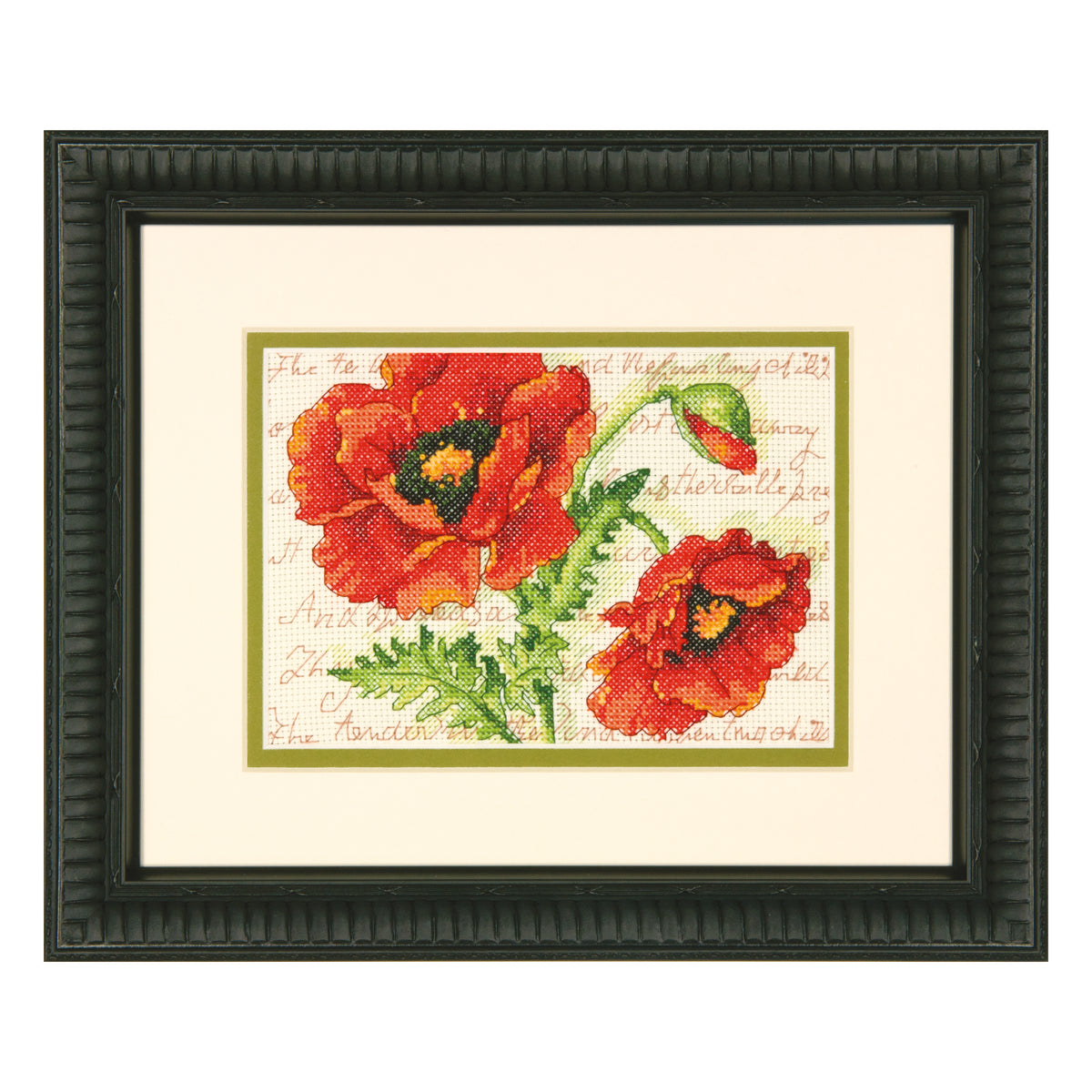 Dimensions Poppy Pair Counted Cross Stitch Kit, 7" x 5"