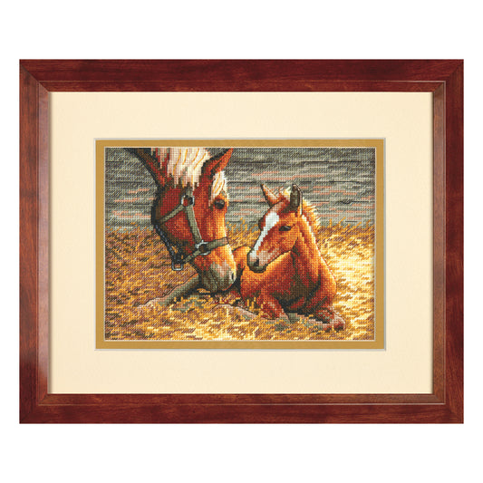 Dimensions Gold Collection Petite Good Morning Counted Cross Stitch Kit, 7" x 5"