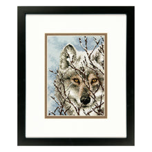 Dimensions Gold Collection Petite Wolf Counted Cross Stitch Kit, 5" x 7"