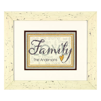 Dimensions Family Counted Cross Stitch Kit, 7" x 5"