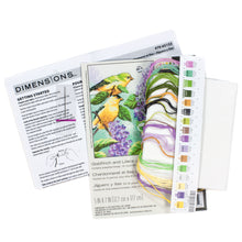 Dimensions Goldfinch and Lilacs Counted Cross Stitch Kit, 5" x 7"