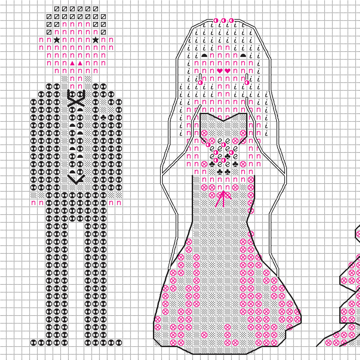 Dimensions Bride & Groom Wedding Record Counted Cross Stitch Kit, 7" x 5"
