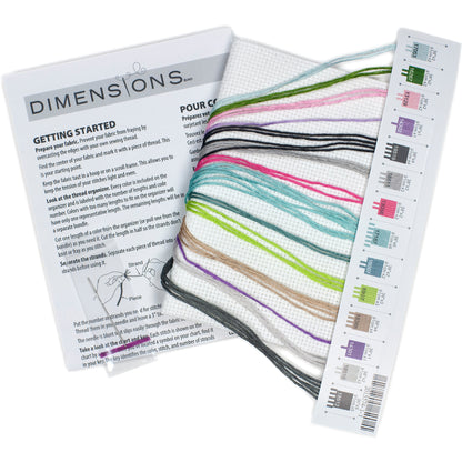 Dimensions Flower Truck Counted Cross Stitch Kit, 7" x 5"