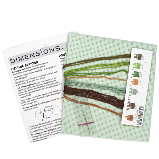 Dimensions Forest Folklore Counted Cross Stitch Kit, 5" x 7"