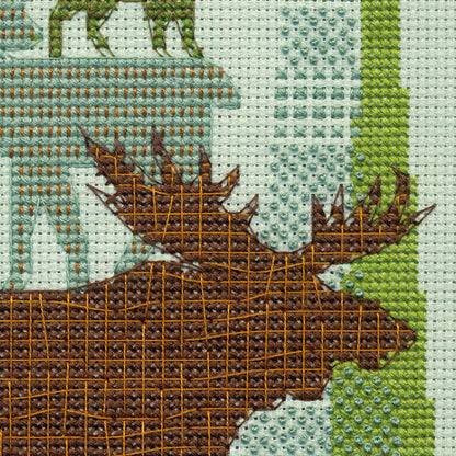 Dimensions Forest Folklore Counted Cross Stitch Kit, 5" x 7"