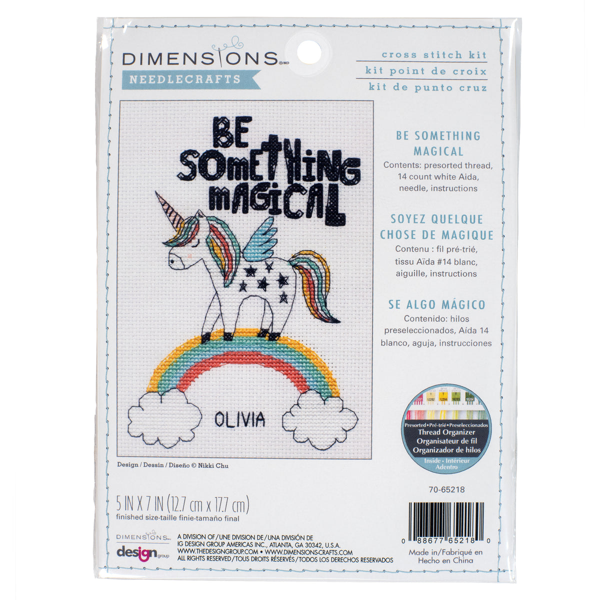 Dimensions Be Something Magical Counted Cross Stitch Kit, 5" x 7"