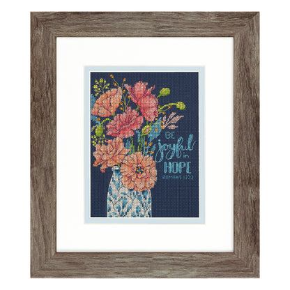 Dimensions Joyful Floral Counted Cross Stitch Kit, 5" x 7"