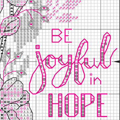 Dimensions Joyful Floral Counted Cross Stitch Kit, 5" x 7"