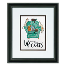 Dimensions Playful Cats Counted Cross Stitch Kit, 5" x 7"