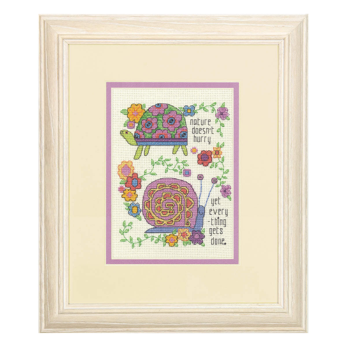 Dimensions Take Your Time Counted Cross Stitch Kit, 5" x 7"