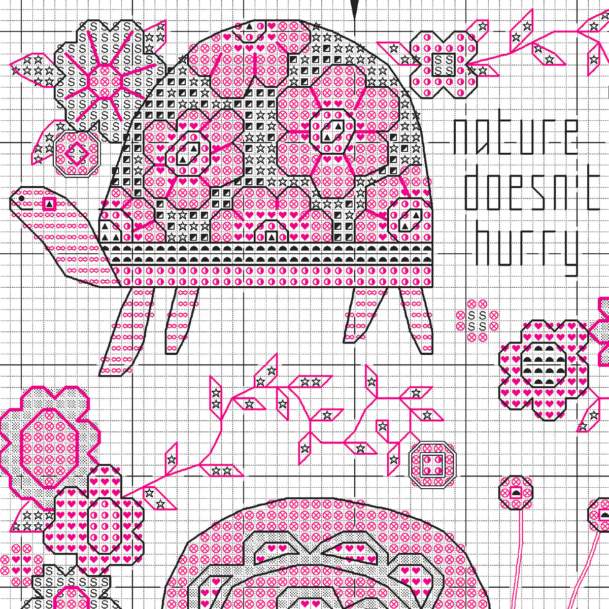 Dimensions Take Your Time Counted Cross Stitch Kit, 5" x 7"