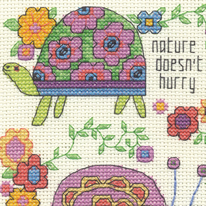 Dimensions Take Your Time Counted Cross Stitch Kit, 5" x 7"