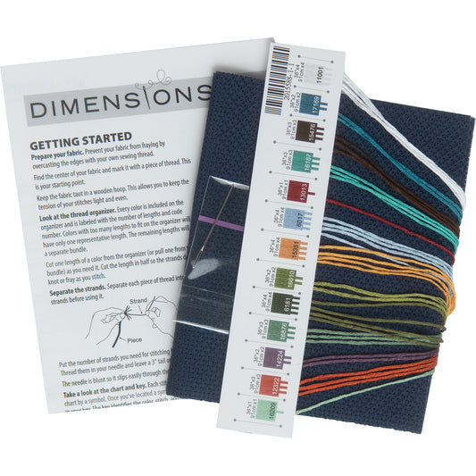 Dimensions Camping Adventure Counted Cross Stitch Kit, 5" x 7"